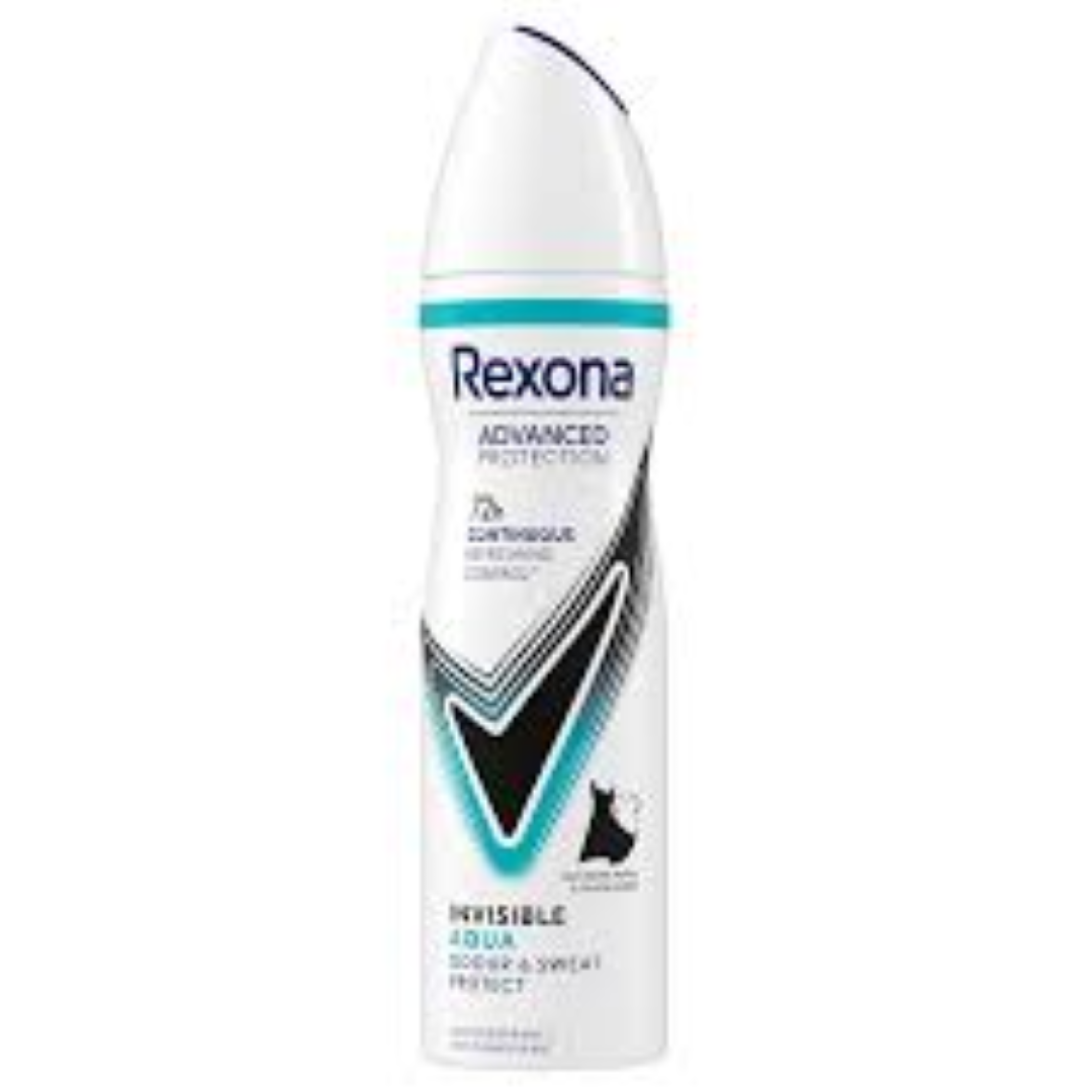 REXONA DEO SPRAY INVISIBLE AQUA 150ML